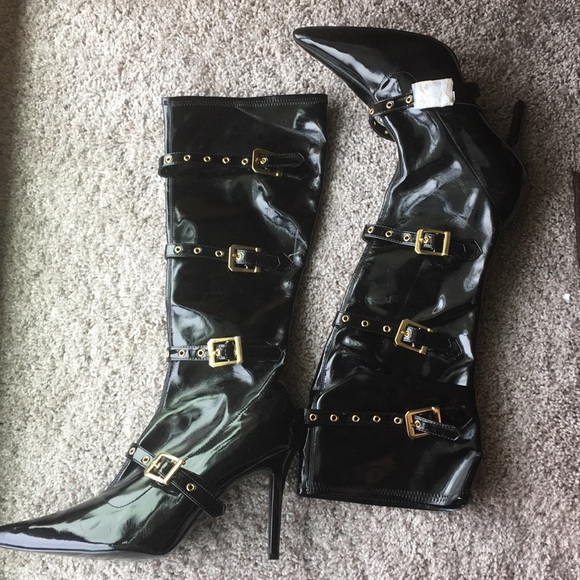 Colin Stuart Knee Boots, Size 10 - Picture 1 of 5